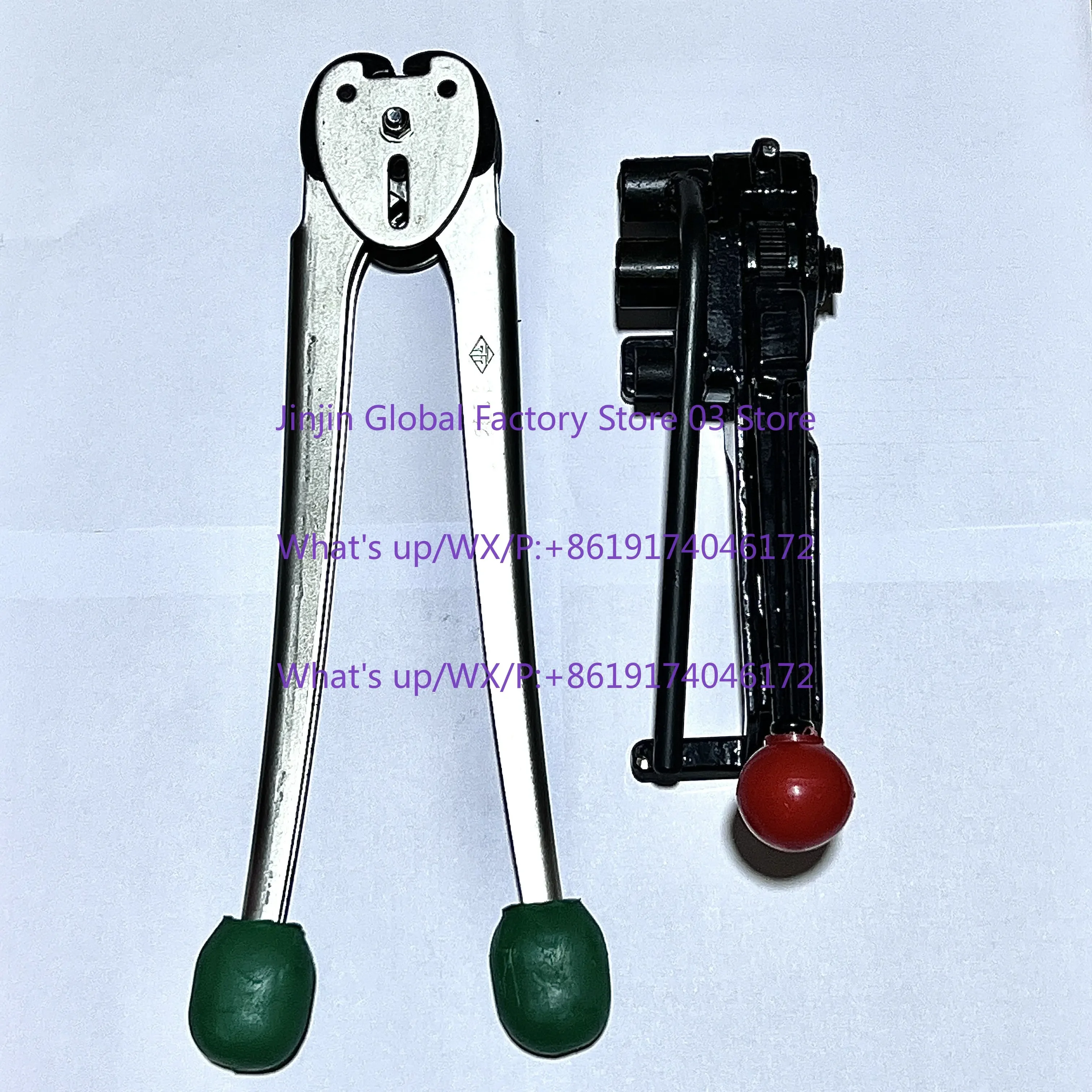 

161932Mm iron sheet baler steel belt strapping machine manual tensioning locking machine clamp belt cutting pull
