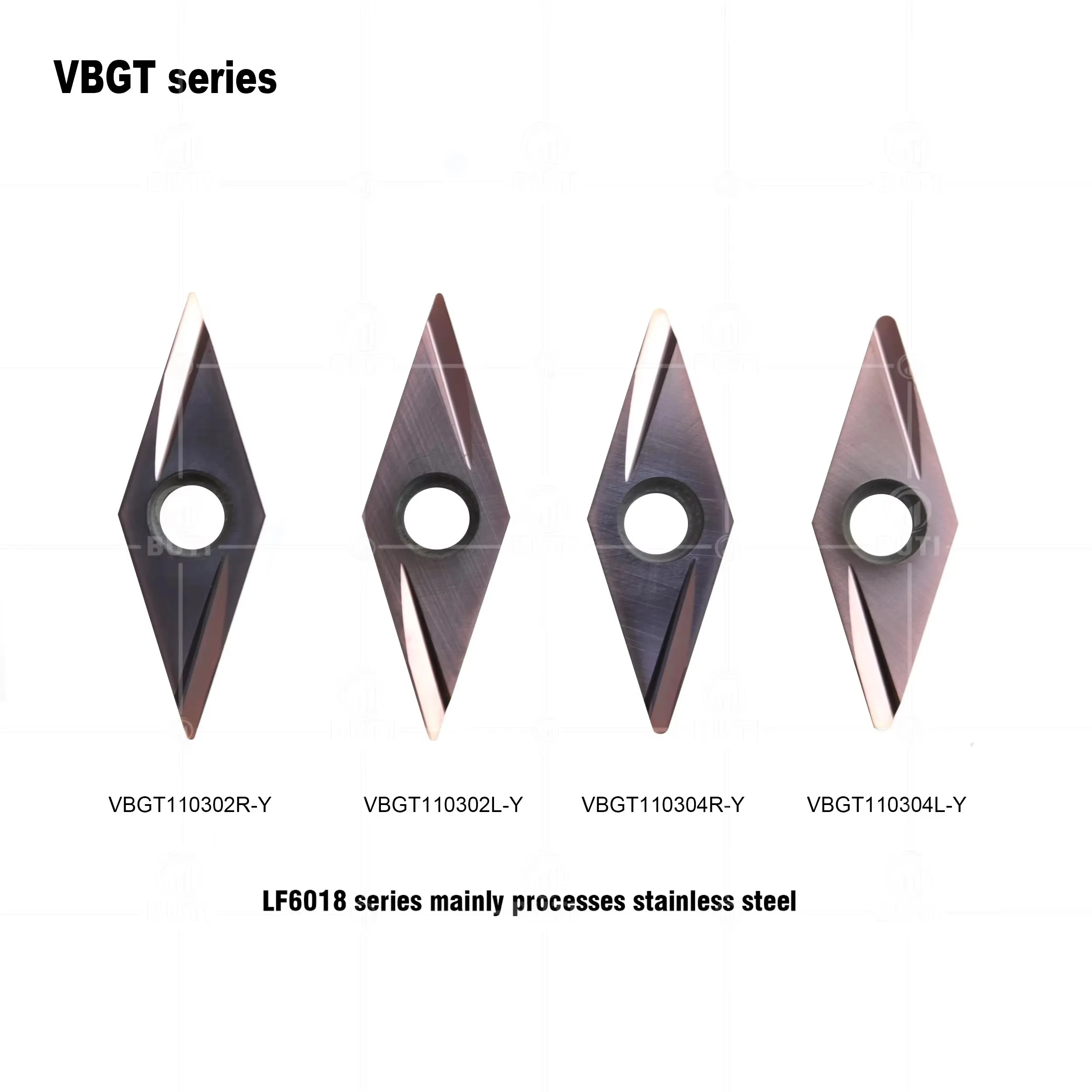 DESKAR Inner Hole Turning Blades VBGT110302/04R-Y L-Y LF6018 100% Original VBGT Series Stainless Steel Precision Cutting Inserts