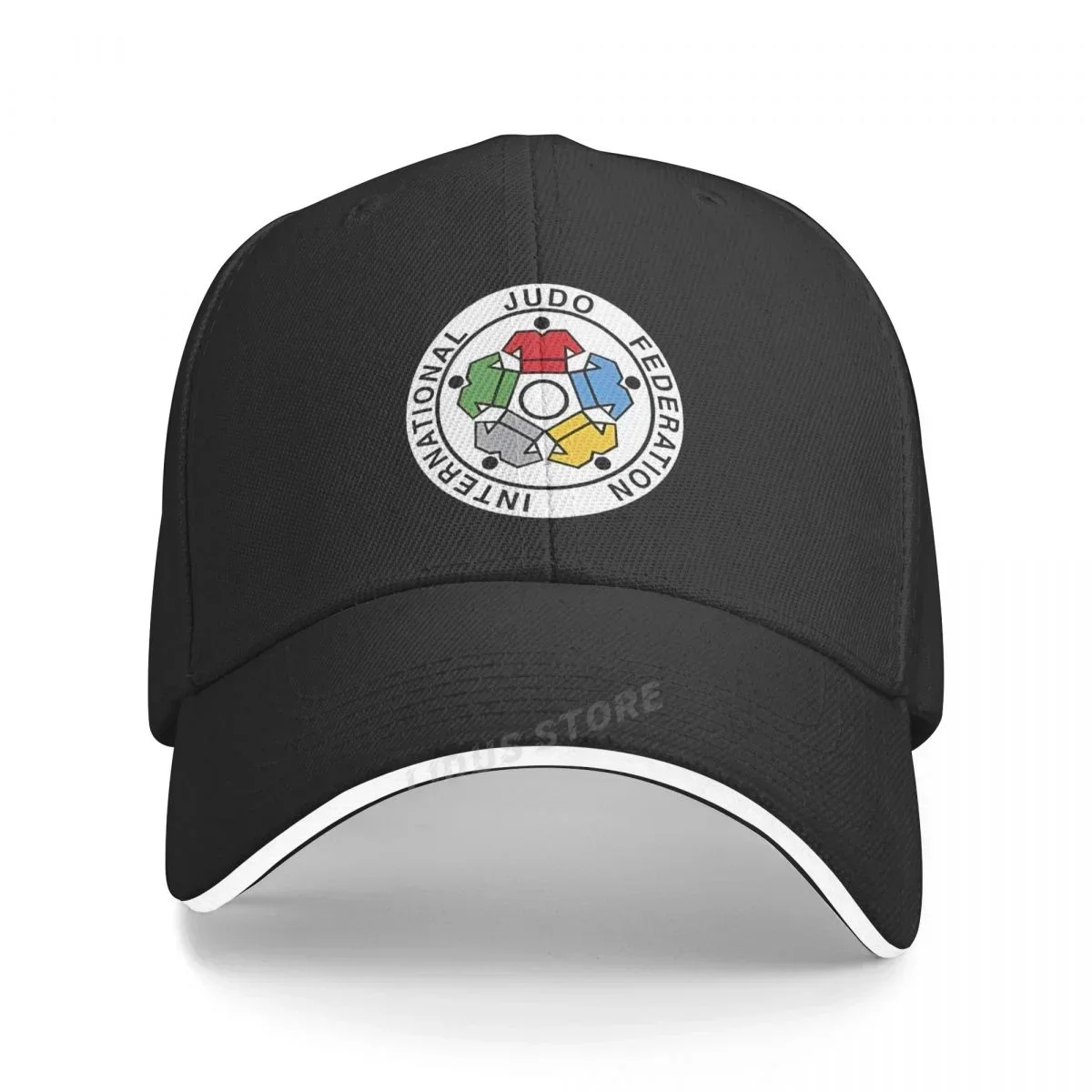 IJF International Judo Federation Baseball Caps Cool Adjustable IJF Men Women Outdoor Hats Boy Cap