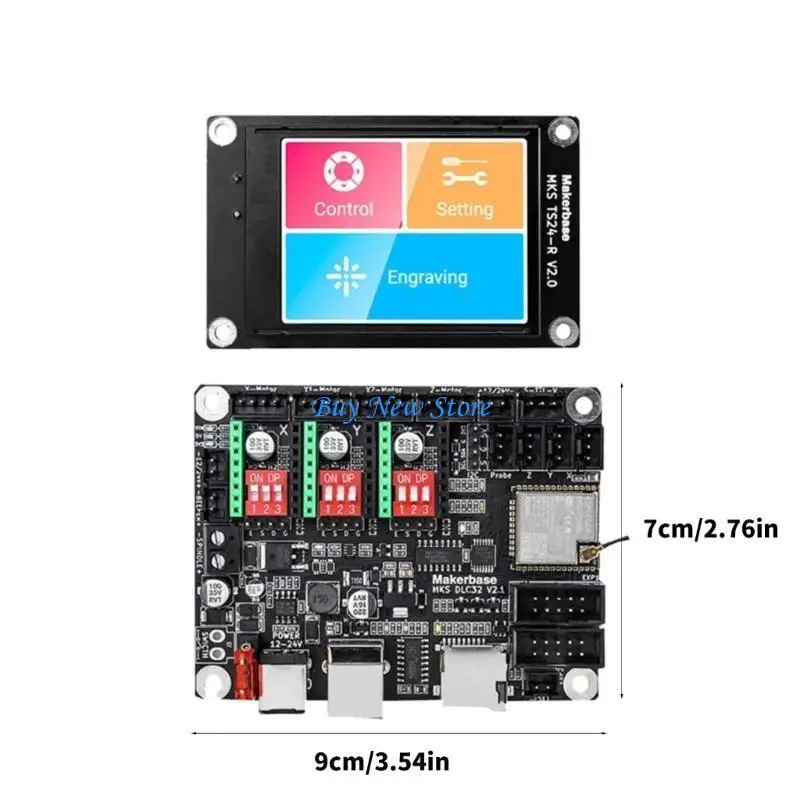 20CE MKS DLC32 V2.1 Gravur Maschinenkontrollplatine Deckungsunterstützung Offline WiFi