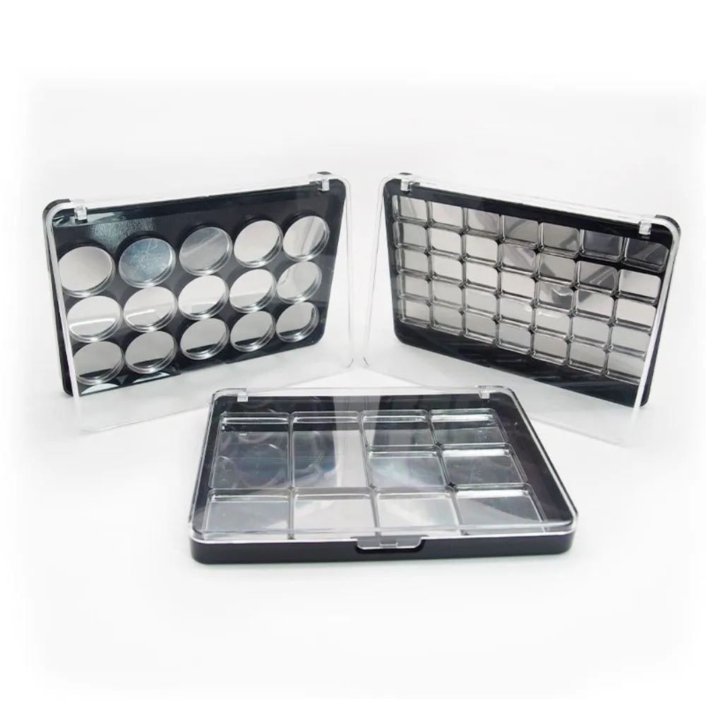 Refillable Multiple Grids Empty Magnetic Cosmetics Palette Portable Cosmetic Storage DIY Makeup Dispensing Box Professional