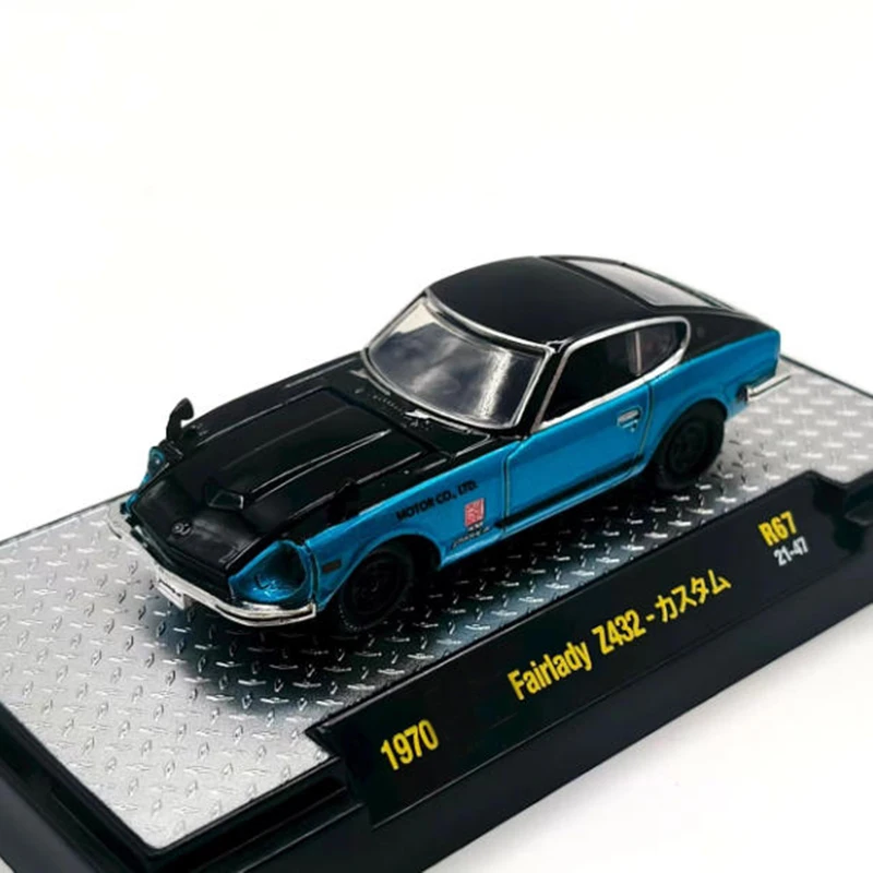 M2 1:64 Fairlady 1970 Z432 Symulacja Stop Metalu Samochód Sportowy Model Klasyczny Pamiątka Prezent Statyczny Wyświetlacz