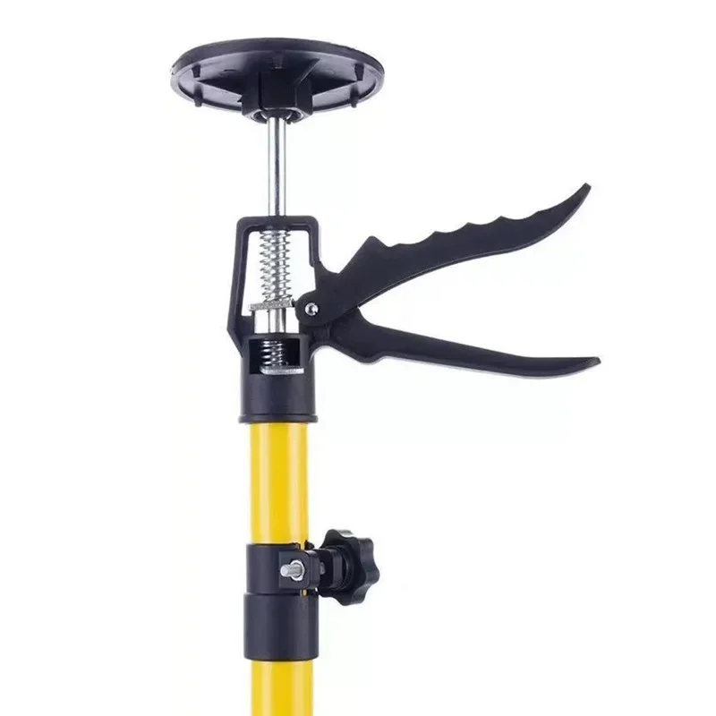 1/2Pcs Steel Support Rod Third Hand Cabinet Jacks Drywall Construction Tool Load 100kg Adjustable Quick Telescopic Support Pole