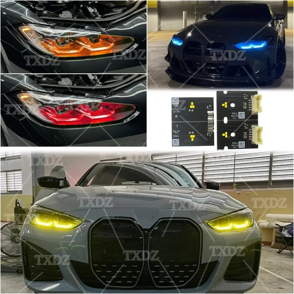 

Non-Laser Angel Eye DRL LED Boards For 2021-2024 BMW G22 G23 G26 I4 G80 M3 G82 M4 430i M440I 420i Stardard LED Headlight