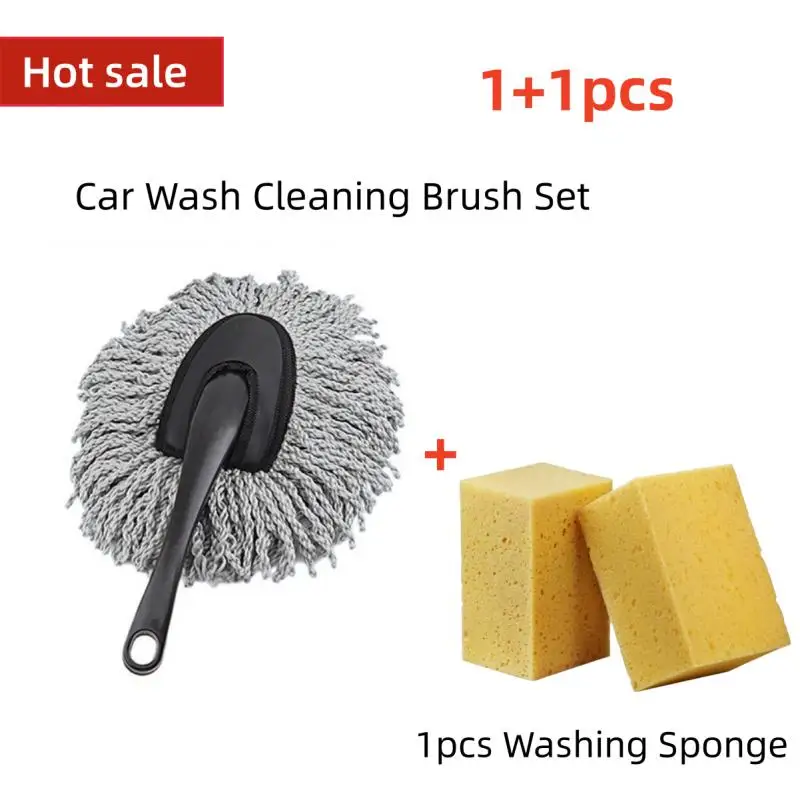 

Car Cleaning Tools Car Dust Mop Microfiber Washing Brush Dusting Tool Duster Home Clean Dust Removal Auto Detailing Wash Brush