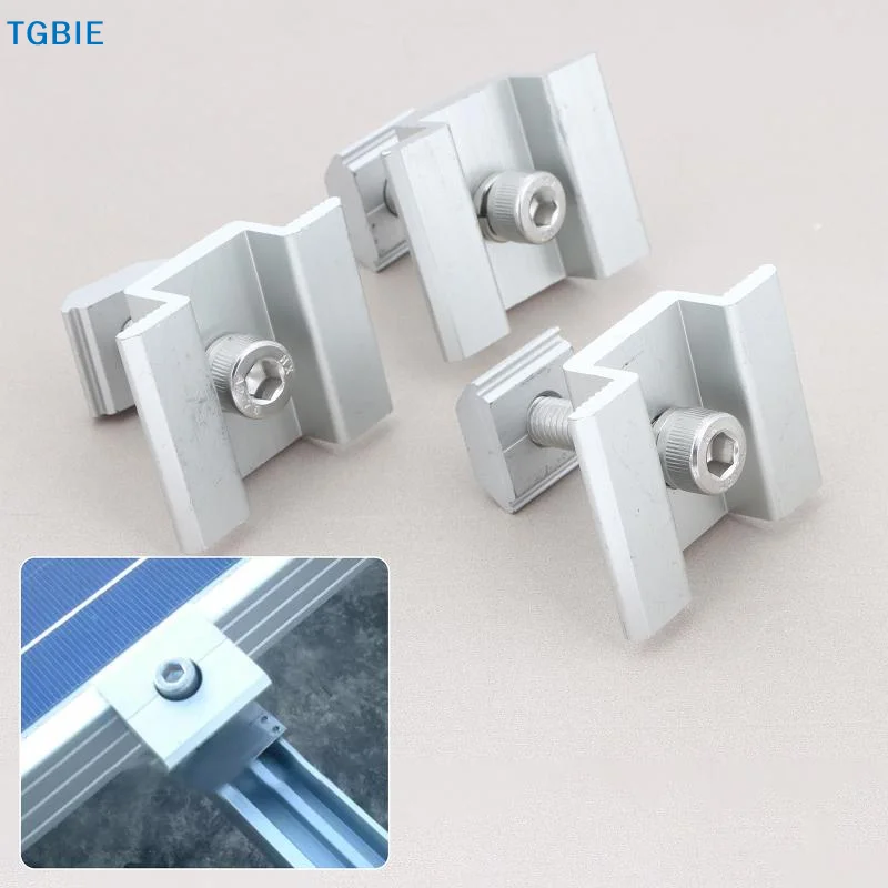 [TL]【TL】1/3pcs Aluminum Alloy Solar Mounting Bracket For Framed Frameless Panel Roof Ground Horizontal Vertical Installation