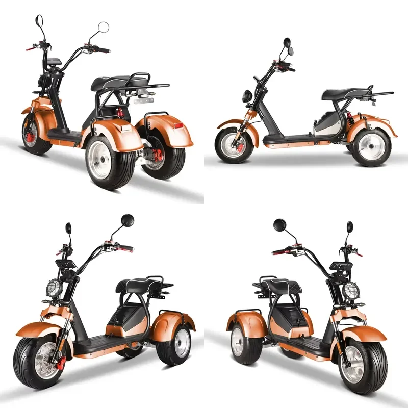 STROVAN Eec Certificate Dual Motor 4000w Electric Tricycle Open Powerful Removable Lithium Battery 60v 20AH/2x20AH 60km Range