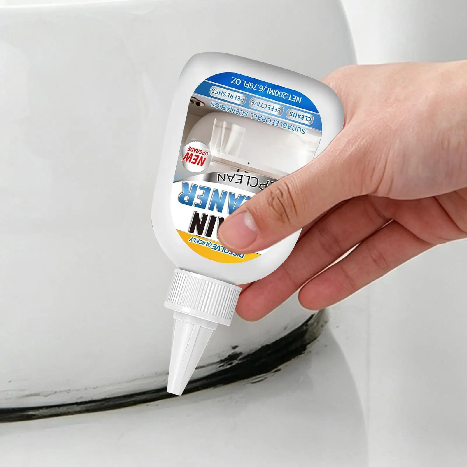 200ml Powerful Mold Removal Gel Cleaner for Kitchen Bathroom Tiles Grout Shower Toilet Deep Cleaning Stain Remover Cleaner