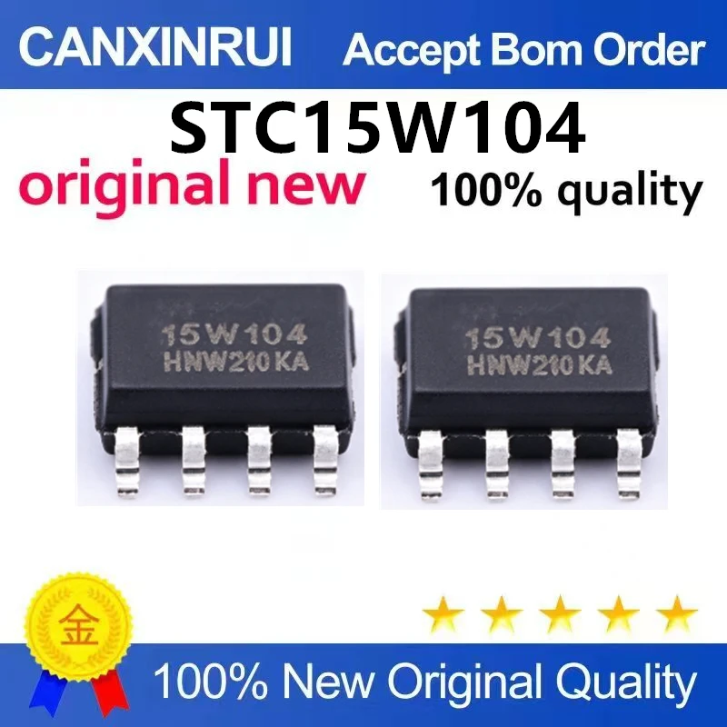 (5pcs-100pcs)New original STC15W104-35I-SOP8 enhanced 1T 8051 microcontroller MCU