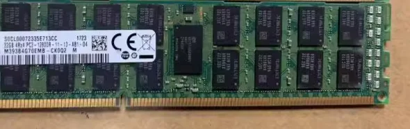 

Для серверной памяти M393B4G70EMB-CK0 32G 4RX4 PC3-12800R 1600 ECC REG 32 ГБ