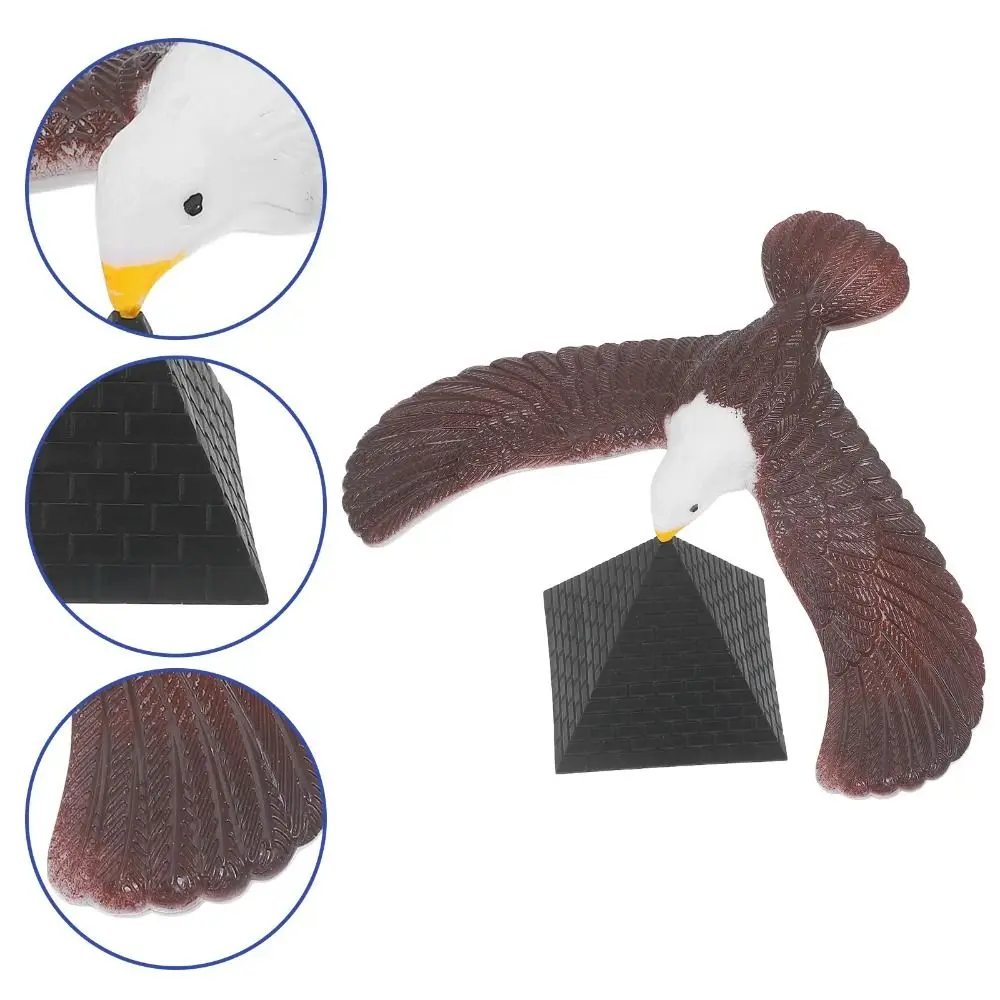 Pyramid Physical Balancing Eagle Bird Toy Novelty Trick Gravity Science Balance Bird Toy Funny Gift Eagle Bird Interactive Toy
