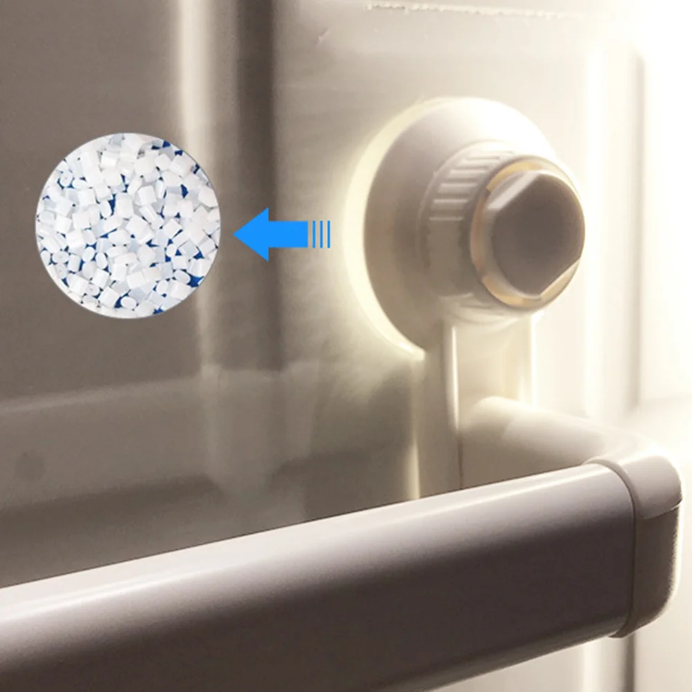 

Vacuum Cup Towel Rack White Premium Material Suction Cup Non-Fall Bathroom Kitchen Towel Hanger Wall Mounted Holder for Smooth