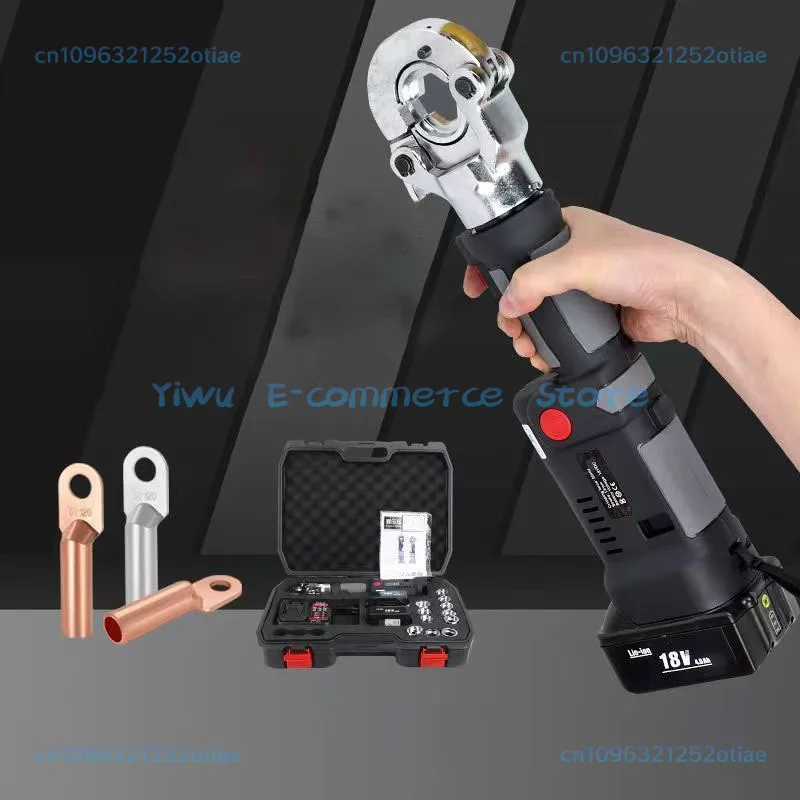 LS-300 New Cordless Electric Hydraulic Fixture Portable Copper Aluminum Cable Terminal 16-300Mm Battery Crimping Tool