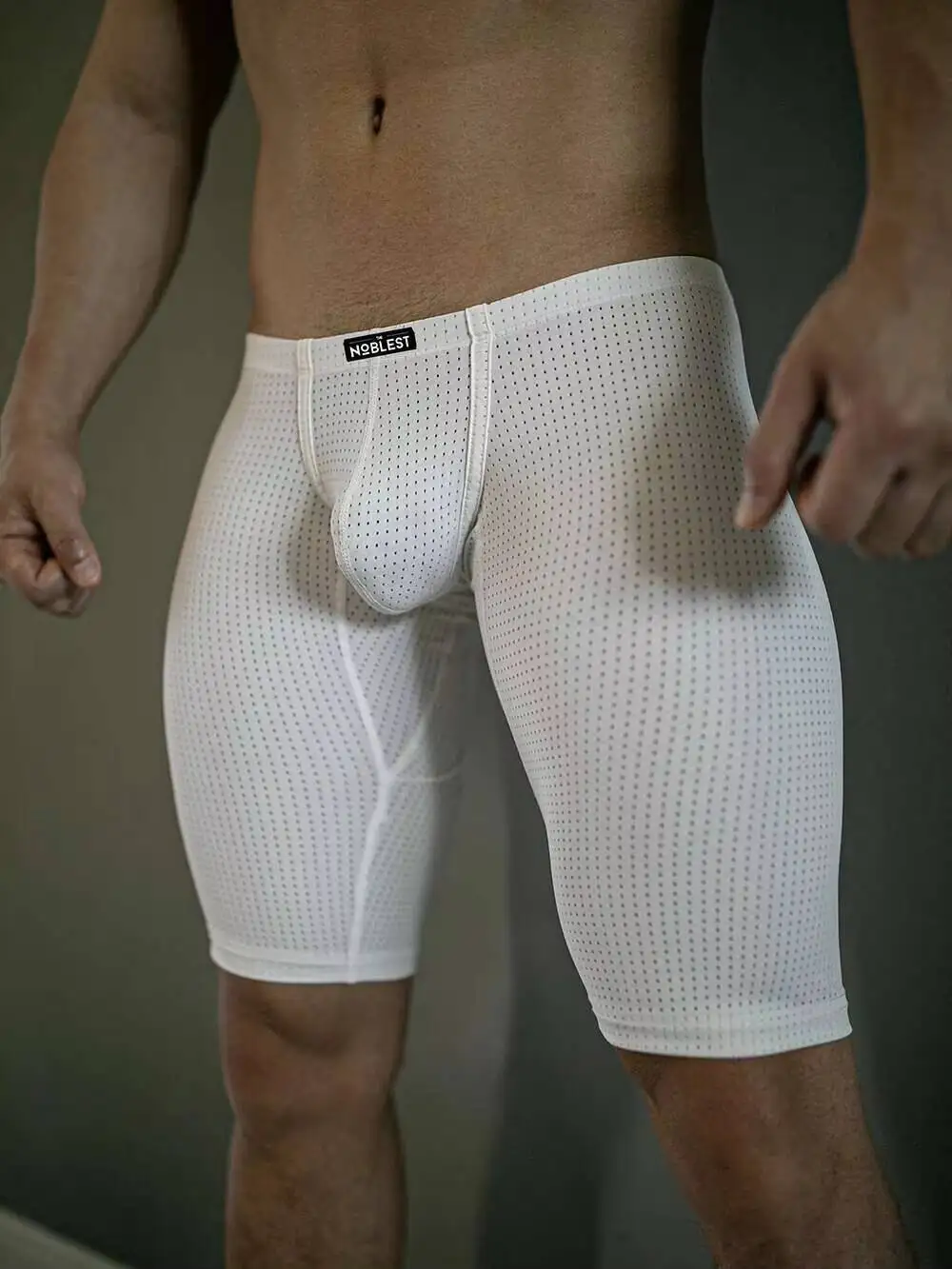 

White Men Tight Lingerie Panties Plus Size Underwears Sexy High Waist Briefs Shorts