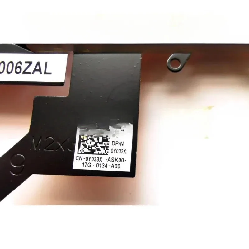 WYORES 082VD4 0V0G61 0Y033X وحدة المعالجة المركزية الجديدة ووحدة معالجة الرسومات مروحة المبرد لديل Alienware X15 R1 RTX30 TT #3