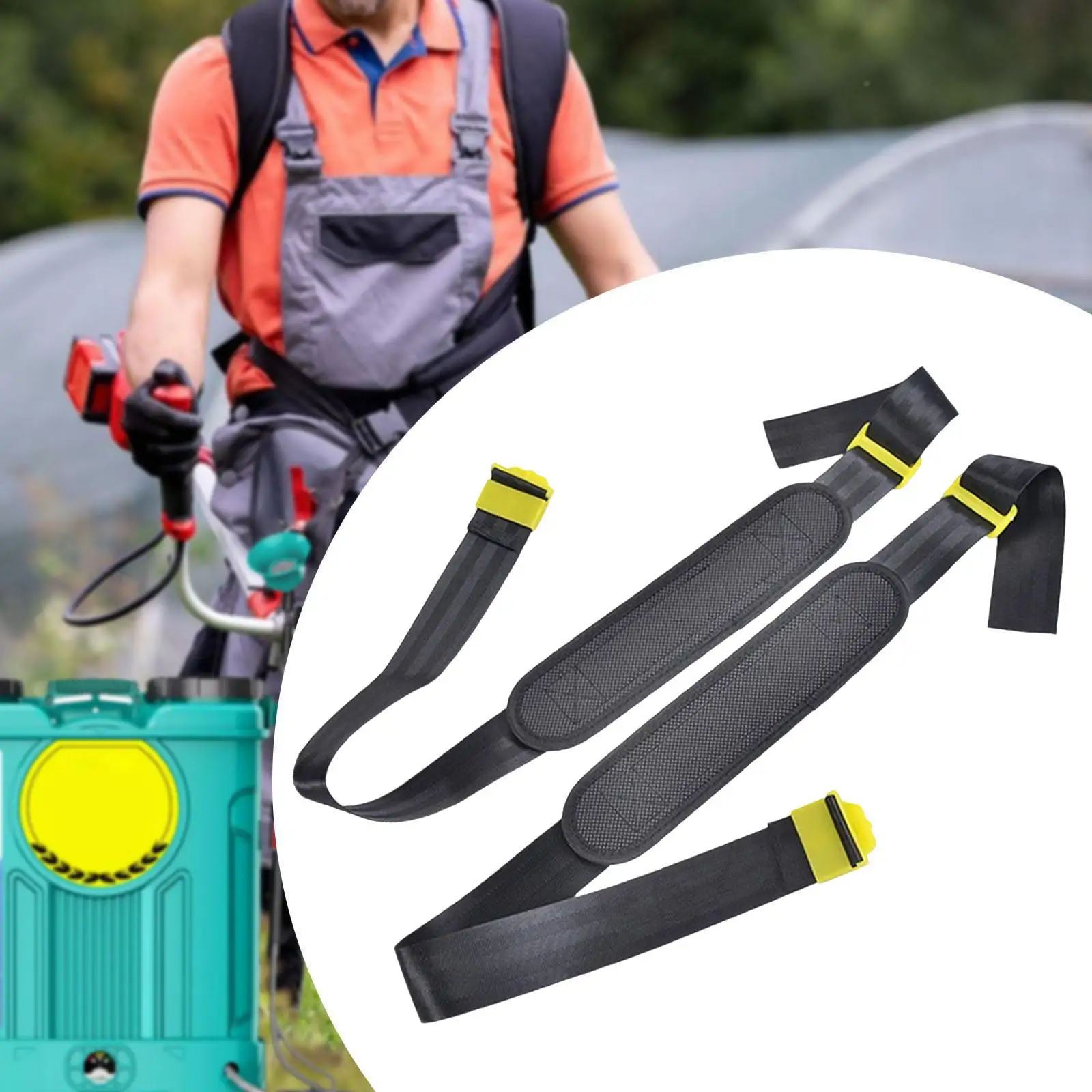 Backpack Sprayer Straps Replacement Adjustable Nylon Shoulder Straps for Gardening Farm Sprayers Easy Installation