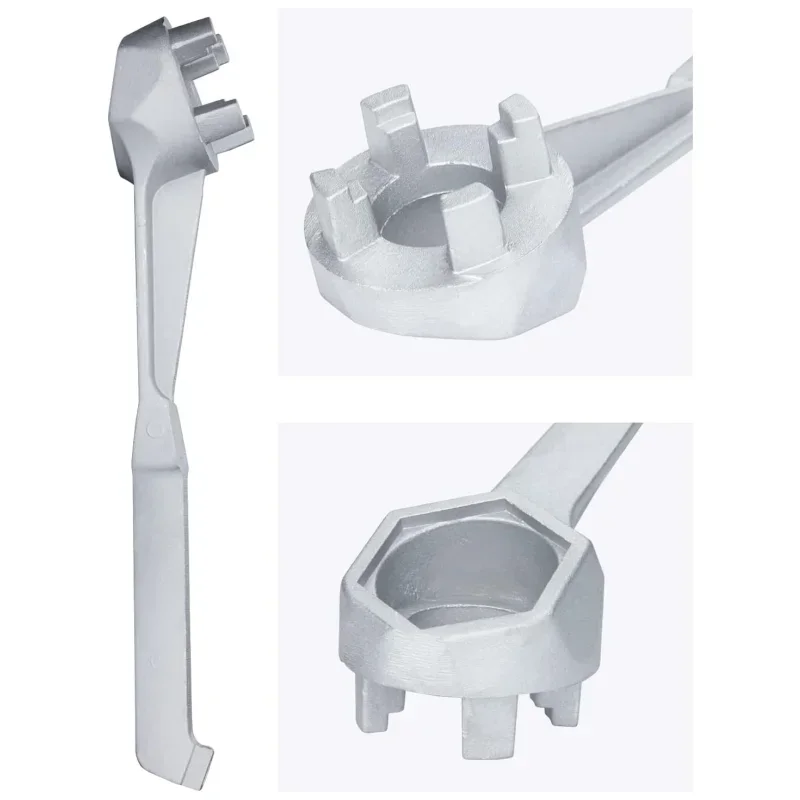 مفتاح براغي من الألومنيوم لفتح 10 ، 15 ، 20 ، 30 ، 50 ، 55 جالون برميل ، أداة فتاحة الأسطوانة