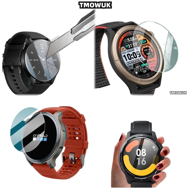 

For Amazfit GTR Cheetah Pro Active Edge Balance 2 Falcon HD Screen Tempered Glass Protector Anti - Scratch 9H