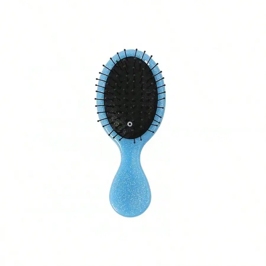 

Detangler Blue Hair Brush Travel Detangling Brushes Women Valentines Day Best Small Kids Pocket Hairbrush Pro, Curly Wet Dry Brus