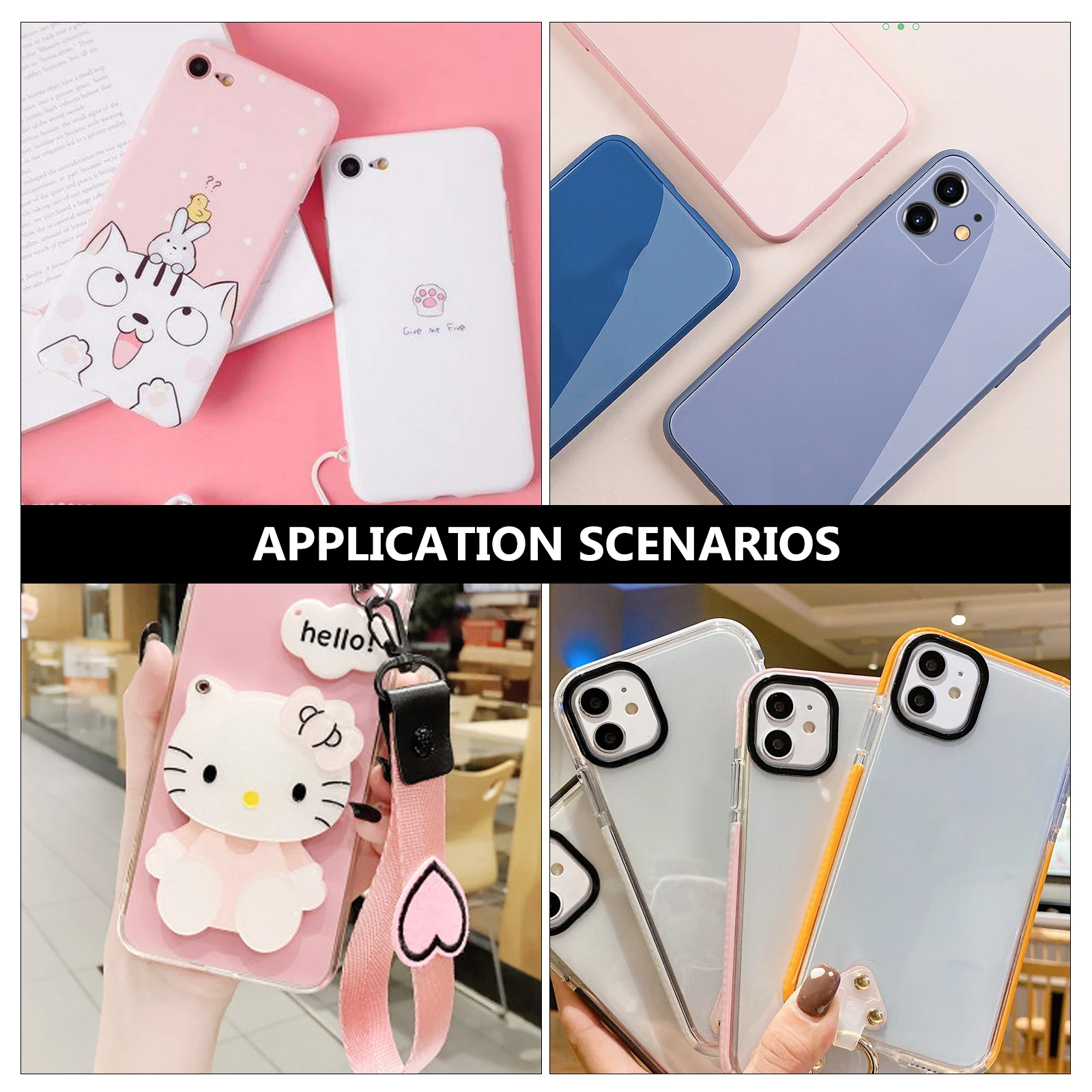 

40pcs Colorful Diy Phone Case Accessories Christmas Emulation Candy Shaped Decor Creative Holiday Ornaments Party Supplies