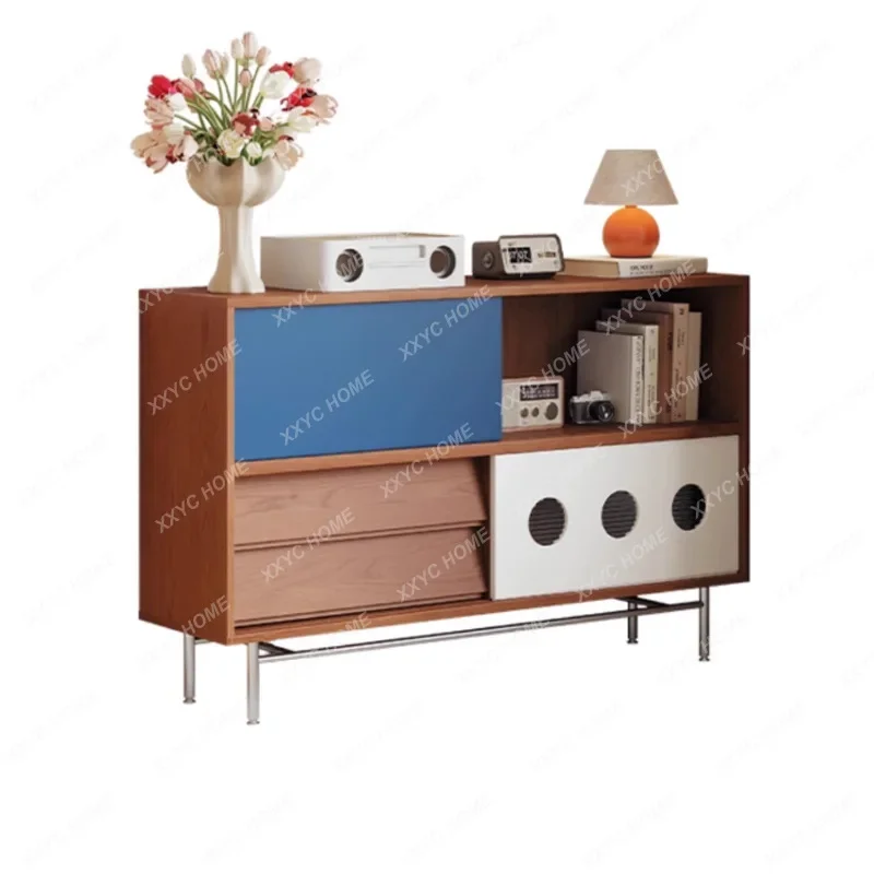 A Living Room Storage Chest Household Floor Color Matching Locker