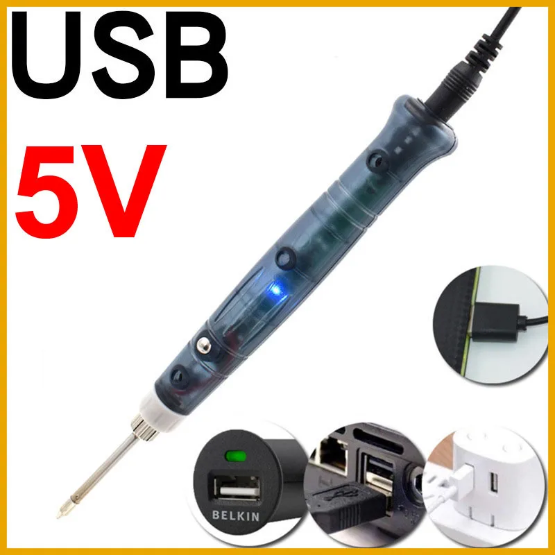New 2026 5V USB Soldering Iron  Mini Electric Welding Pen for Household Electronic Repair and Student DIY Fast Heating Compact