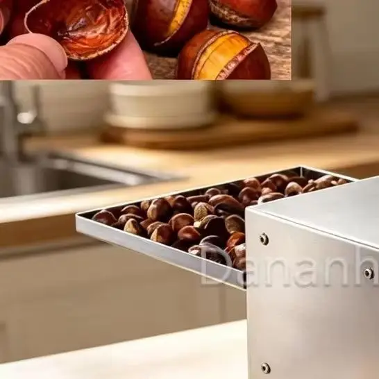 Chestnut Scoring Cutter Machine Electric Chestnut Opener For Snack Vendor Chestnut Shell Cutting Work