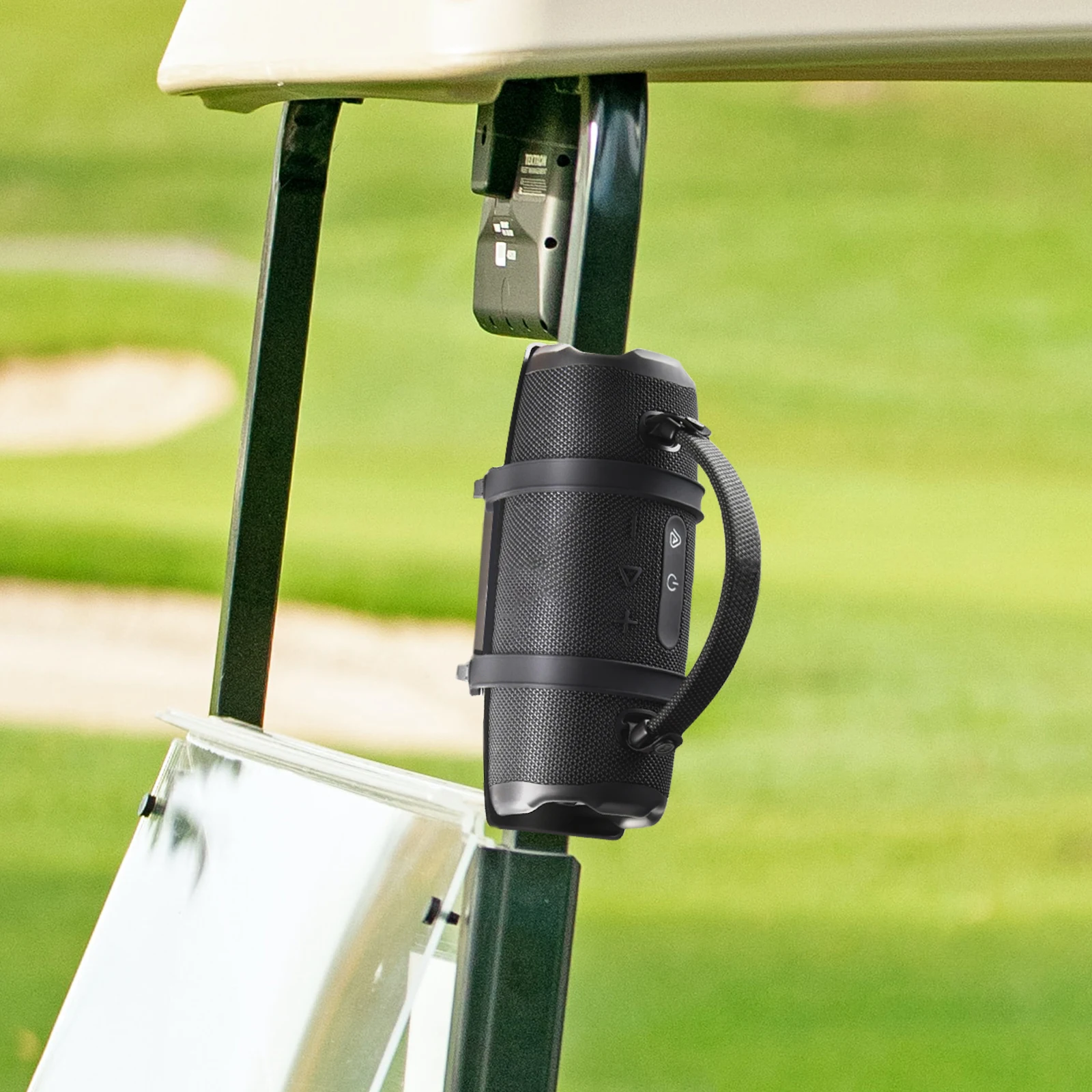 Portable Bike Golf Cart Speaker Mount Bike Speaker Mount Bracket Holder Bicycle Speaker Mount for JBL Charge 6/5/4/3 BT Speaker view 3