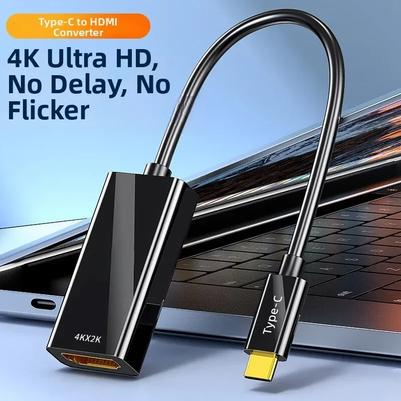 4K Projection ConverterTB3 Type C HDMI-compatible Cable USB C Adapter For Smooth Display Audio & Video Adapter Accessories