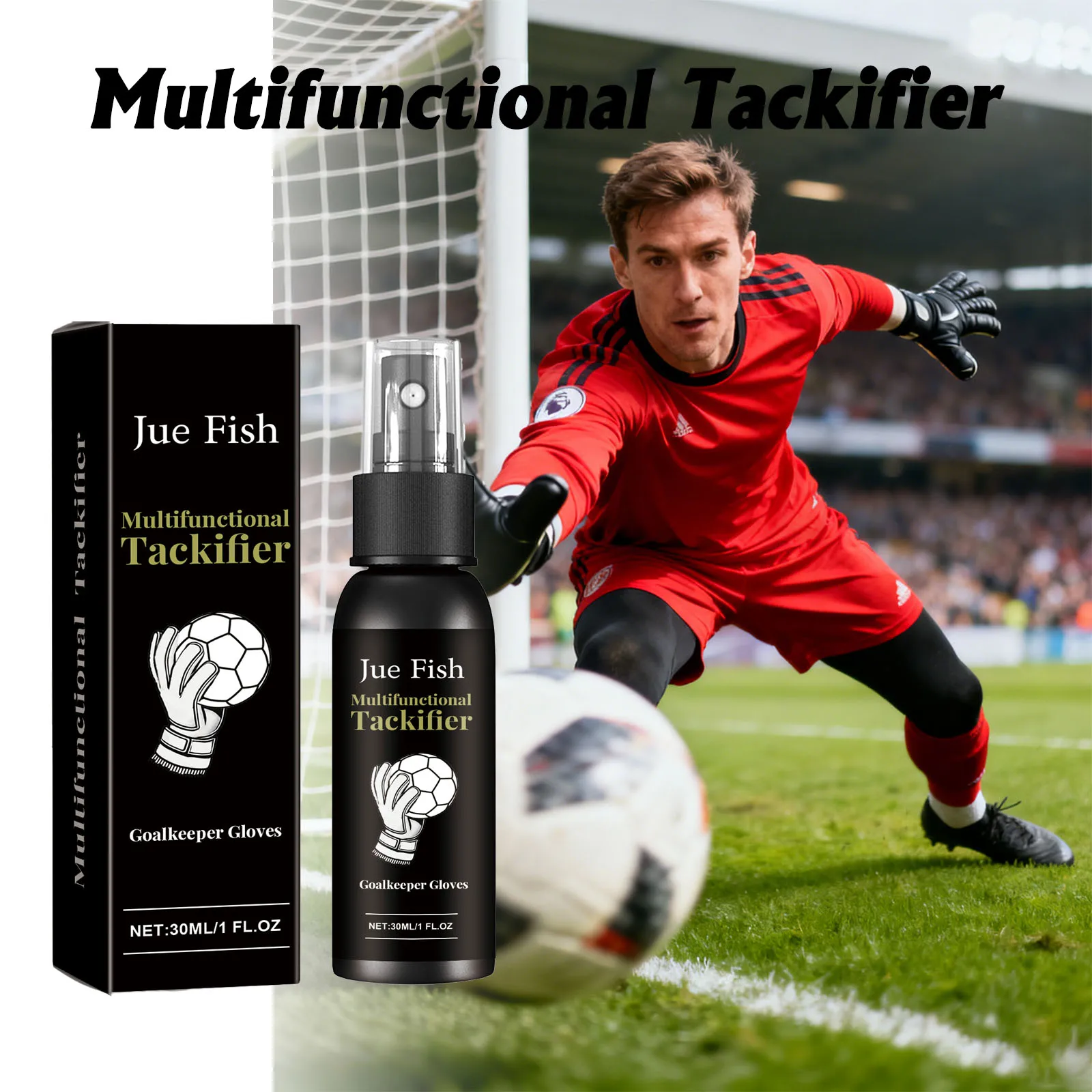 

Goalkeeper Gloves Grip Spray Improving Glove Grip Preventing Ball Slippage Enhance Grip and Confidence Multifunctional Tackifier