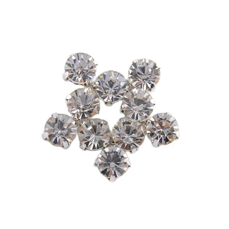 Hot sale 3mm-10mm Shiny Crystal Rhinestone Sew on claw Silver set Rhinestones use for DIY accessories  free shipping