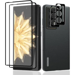 3D Curved Tempered Glass For Honor Magic V2 Vs V MagicV Magicvs Magicv2 Screen Protector Full Cover Camera Lens