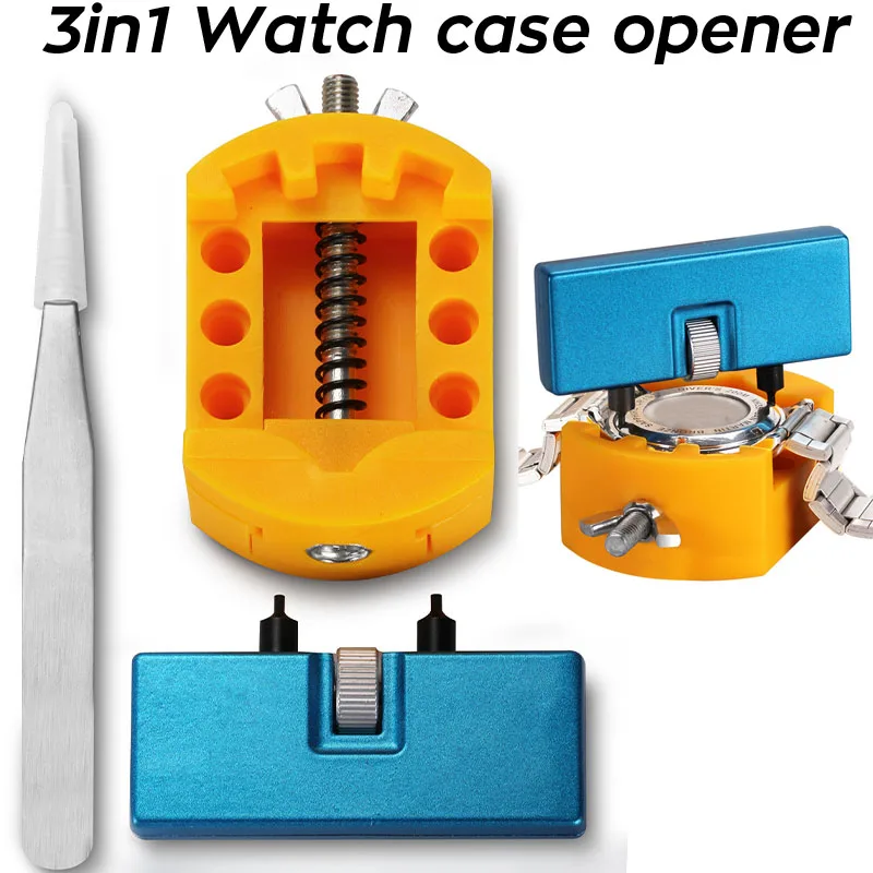 Uhr Batterie Ersatz Kit Schlüssel Zurück Entferner Für Drehen Offene Abdeckung Fall Öffner Uhr Mit Uhr Zurück Wartung Entferner