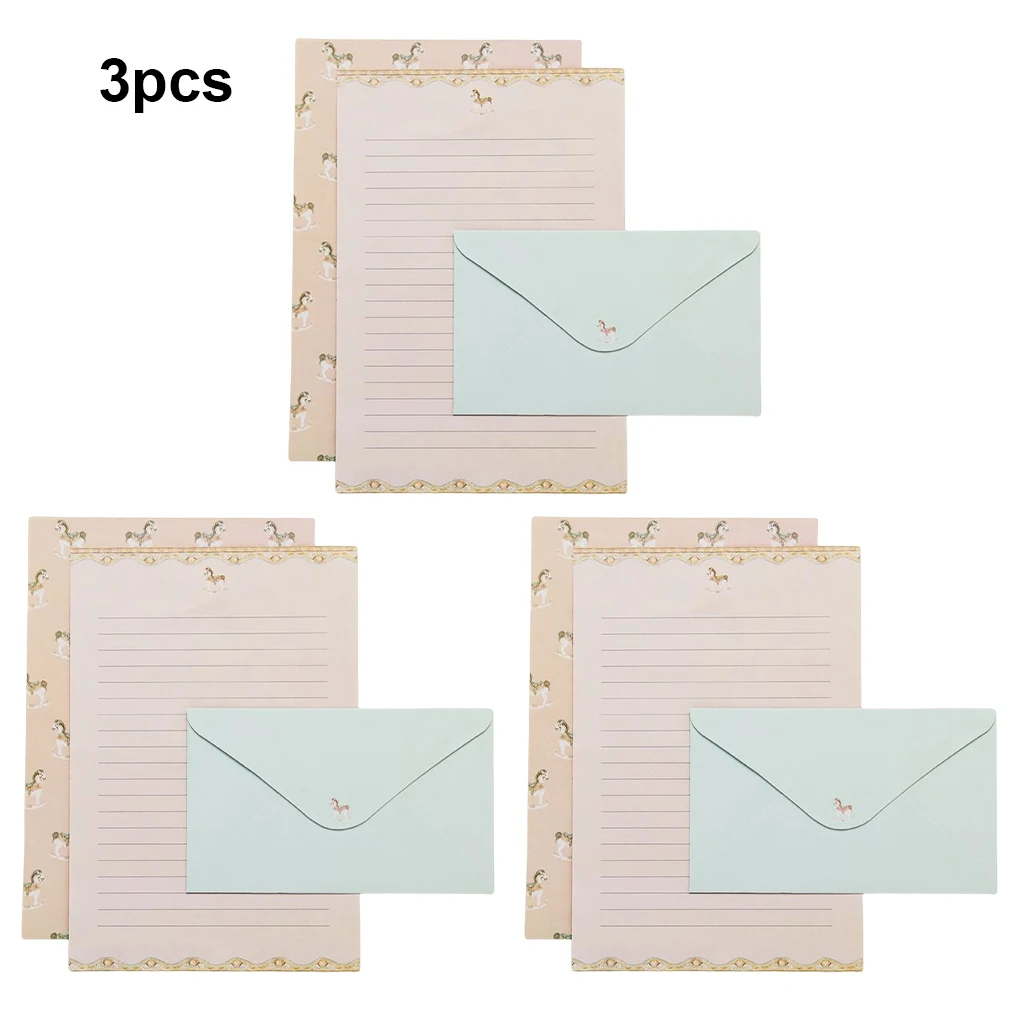 Envelope Exquisite Letter Papers Portable Flower/Animal Envelopes Type 3