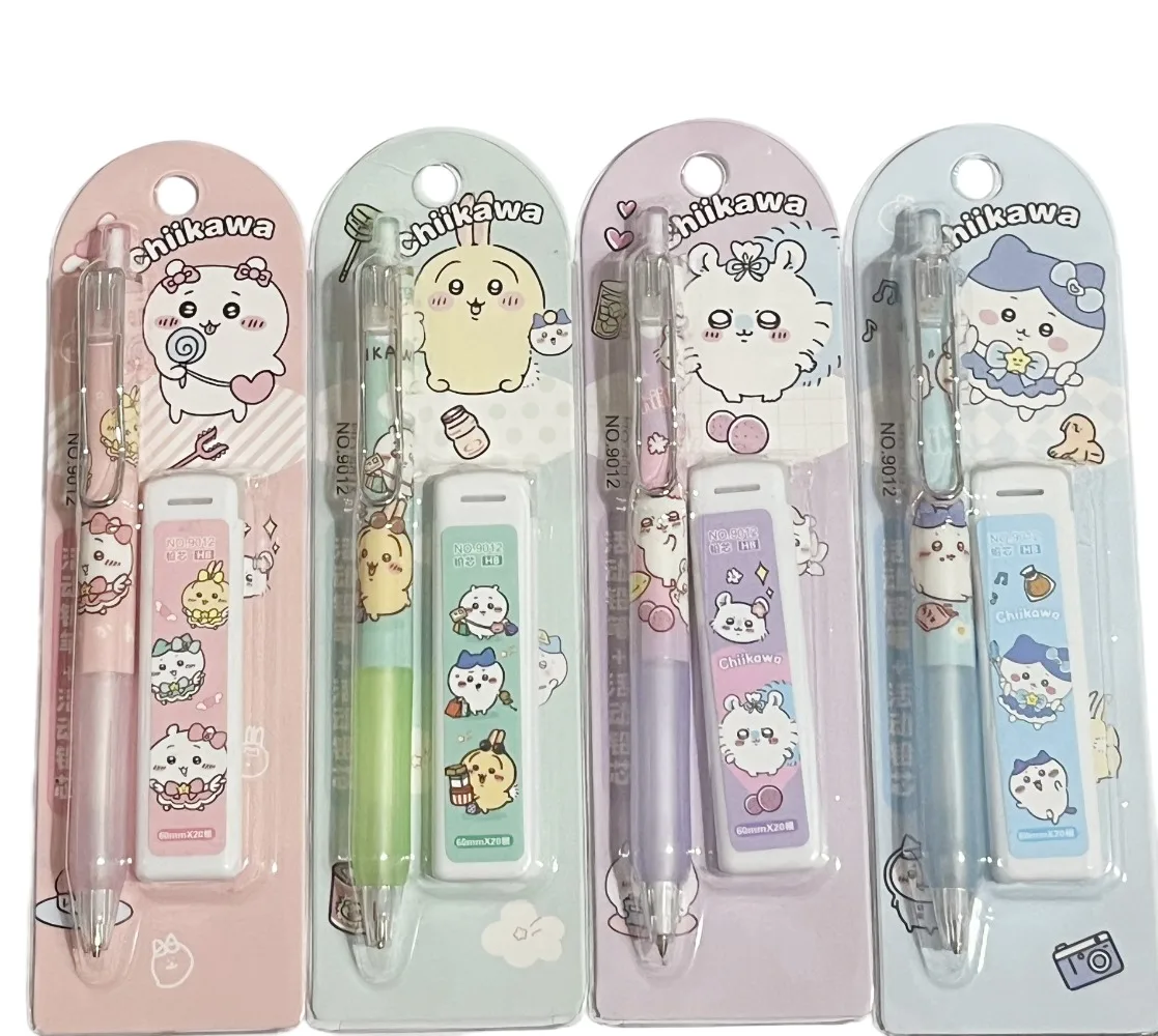2027 Stylish Automatic Pencil Set Anime Merchandise Cute Girly Writing Lead Resistant for Students
