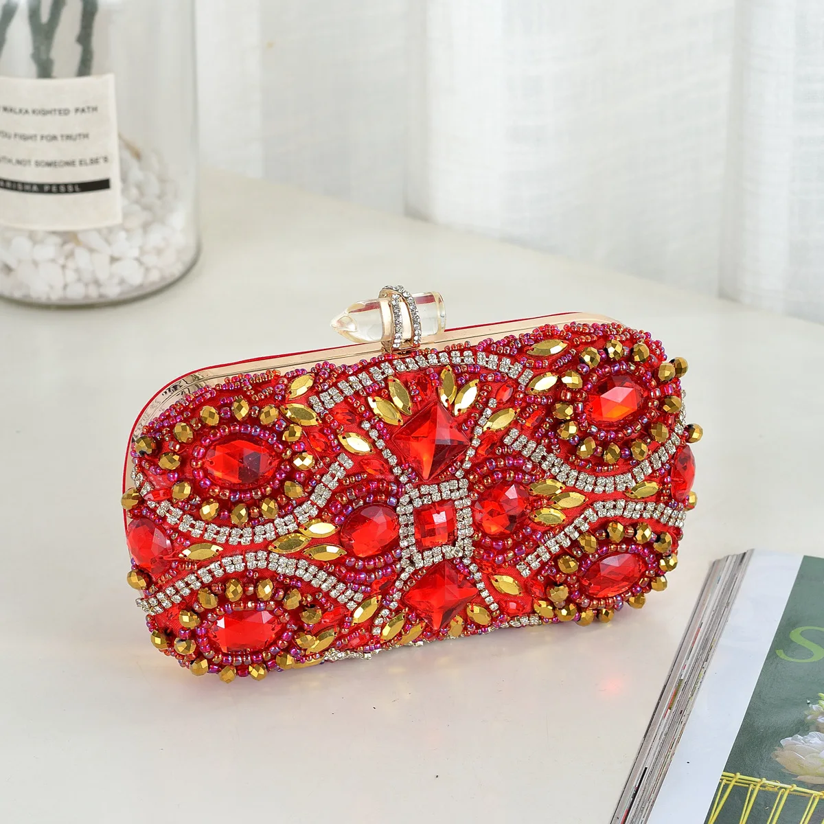 

hand bag European and American style party evening dress bag chain bag