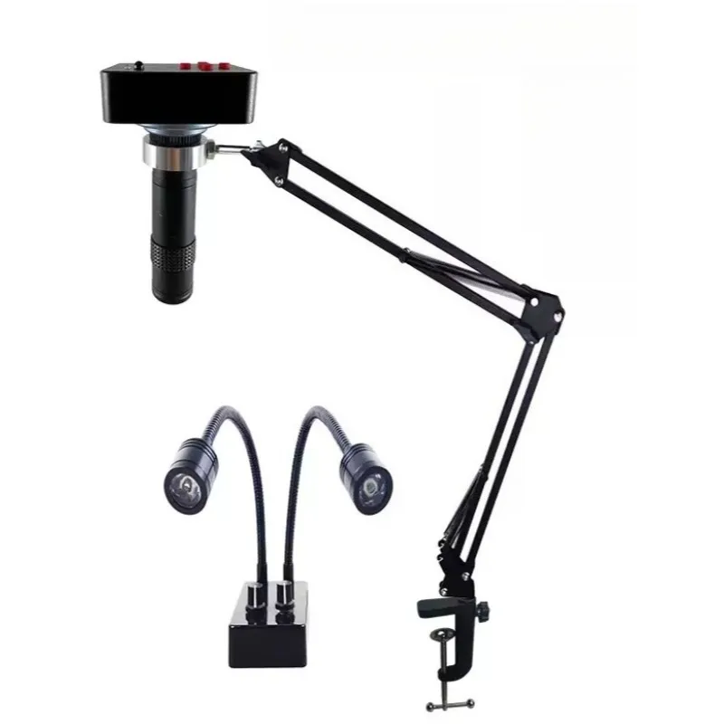 Cantilever Universal Microscope Stand Articulated Suspension Arm for Industrial Camera Webcam Teaching Swing Arm Suspension Type
