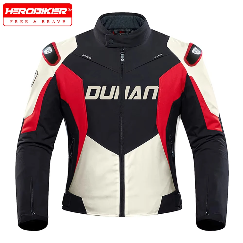 Moto Riding Jacket Waterproof Motorcyclist Wear-Resistant Motorcycle Jacket Anti-Fall Motorcycle Accessories Racing Jacket