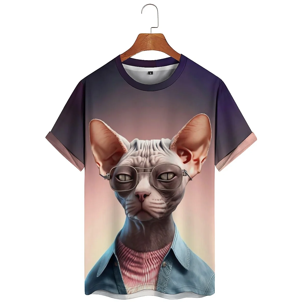 

Holiday Outfit European & American Trend Men's 3D Printed Short Sleeve T-Shirt - High-Quality