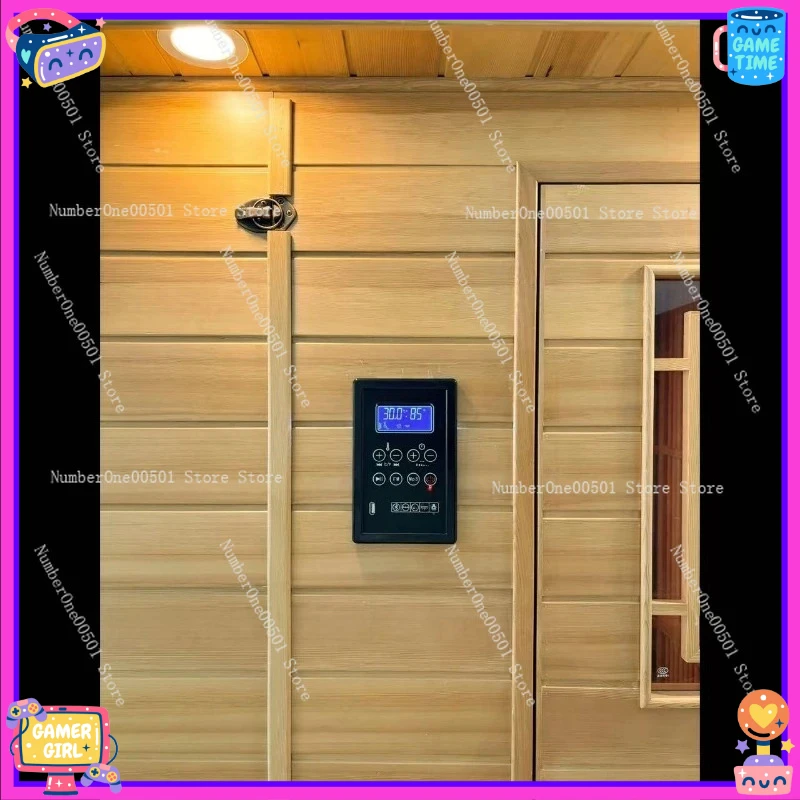 

Умный Wi-Fi контроллер для сауны с дистанционным управлением через приложение и ЖК-дисплеем для паровой комнаты, высокая мощность