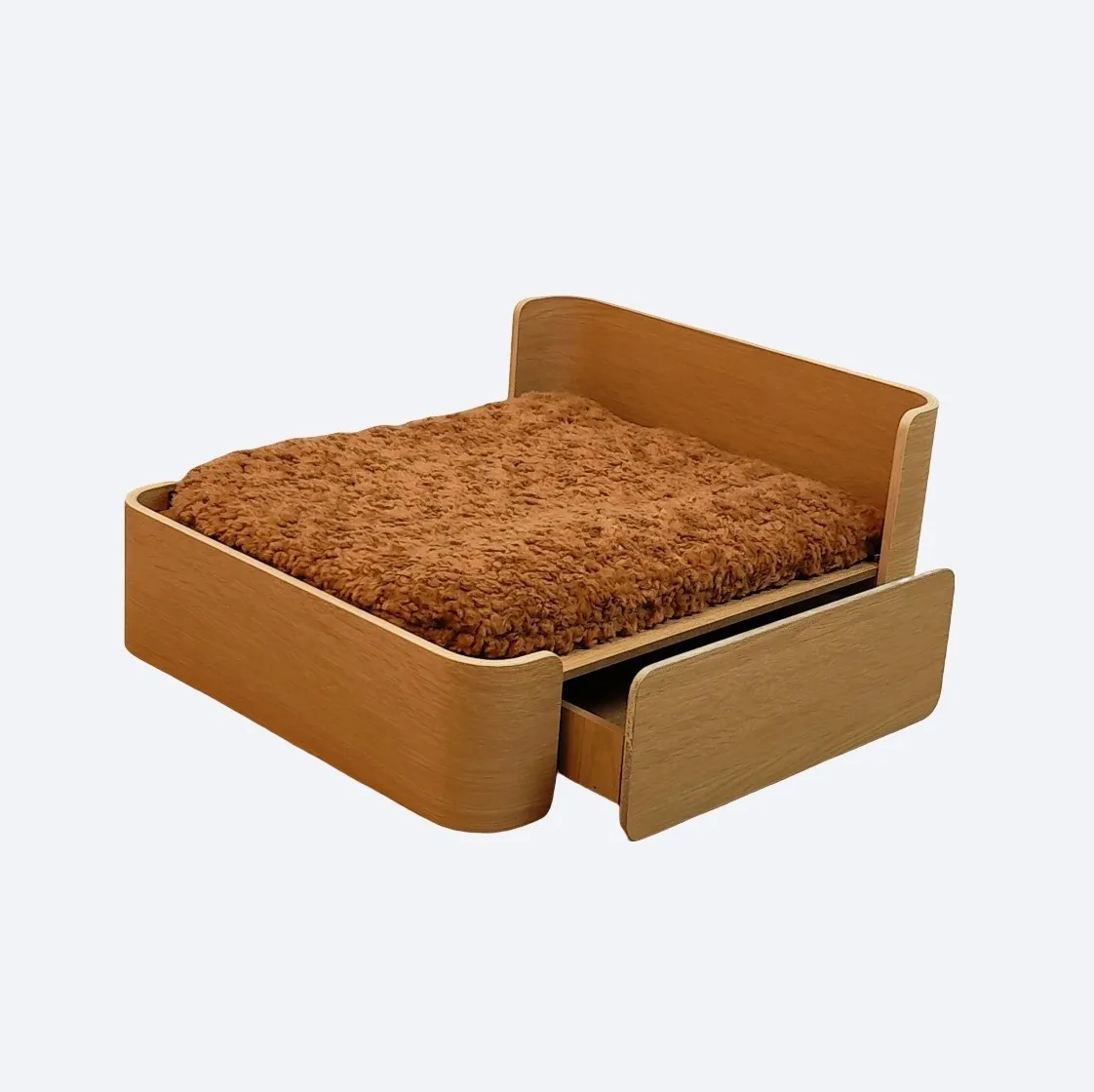 Wooden Detachable Cat And Dog Bed Modern Wooden Pet Bed Four Seasons Universal Log Pet Bed