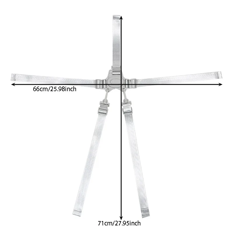 Cinturón de seguridad Universal para bebé, arnés de 3/5 puntos, cinturones para silla de alimentación de comedor, protección para asiento de almuerzo, coche para dormir fijo