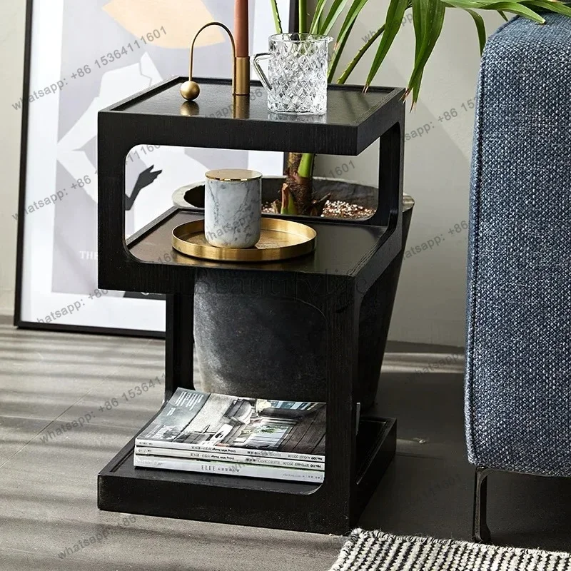 jj4 Modern side table classification, storage corner, sofa edge, creative storage, photo frame display stand