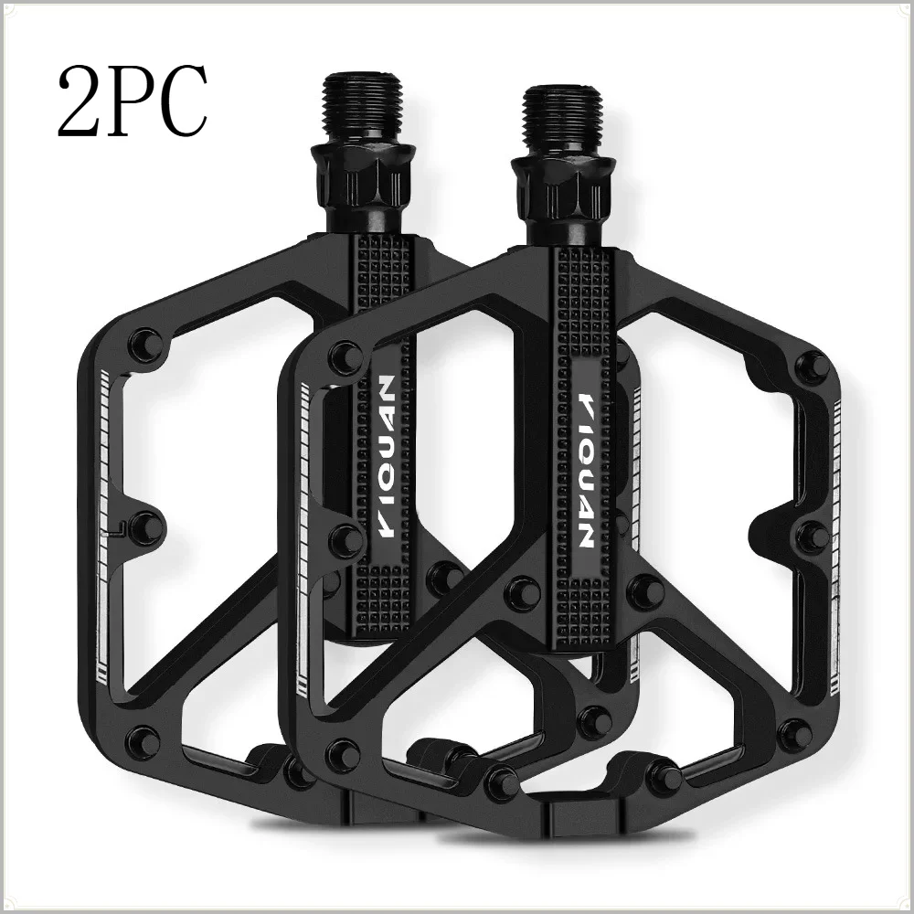 

Alloy Mountain RoadBike Pedals Double DU Bearing Anti-slip Widened Nail Foot Pedal MTB Universal Cycling Replacement Accessories