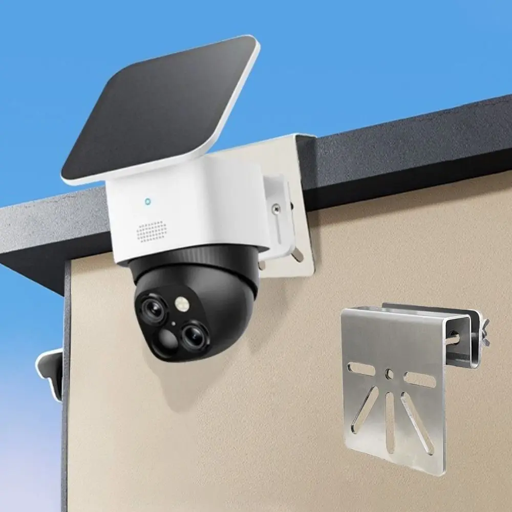 

Stainless Steel Security Camera Brackets Without Drilling Required Rustproof Screws Camera Holder Bracket Weatherproof Metal