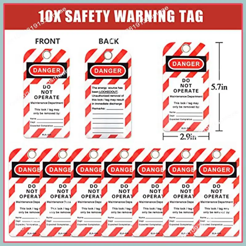 N94R Ckout Tagout Locks Set -Lock Out Tag Out Safetypadlocks Set For Electrical Lock Out Tag Out Station