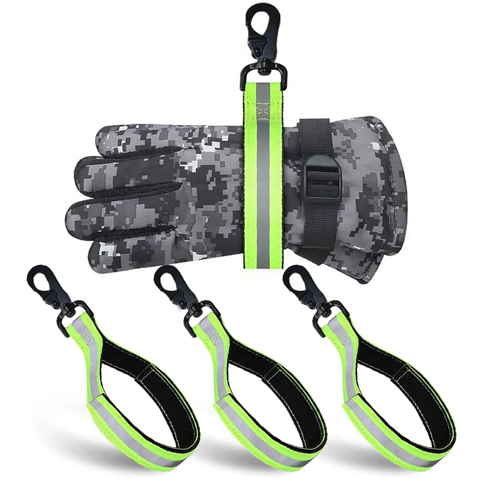 

Firefighter Glove Strap Safety Glove Keeper Heavy Duty Glove Belt Clip for Work Firefighter Rescue Fire Gear Accessories