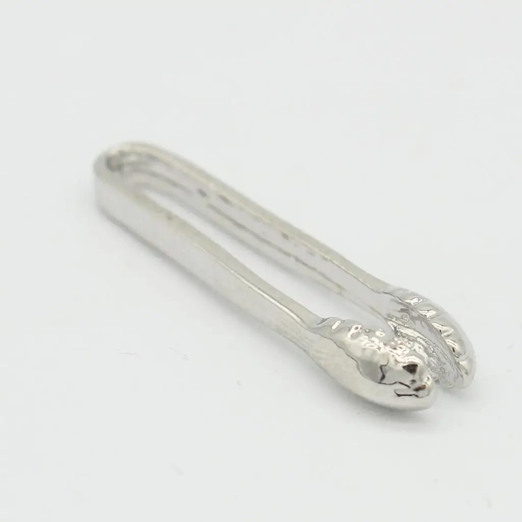 Retro 4pcs 1/12 Metal Silver Tongs Cookware for Doll House Kitchen