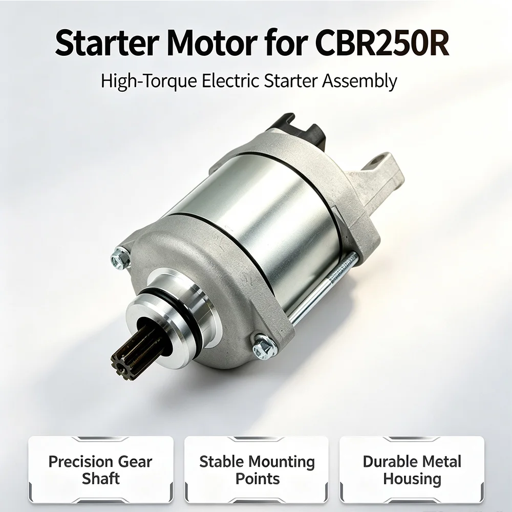 For Honda CRF250R CRF250RX CRF 250R CRF 250RX 2018-2023 Motorcycle Starter Motor OEM 31200-K95-A41 Replacement Kit