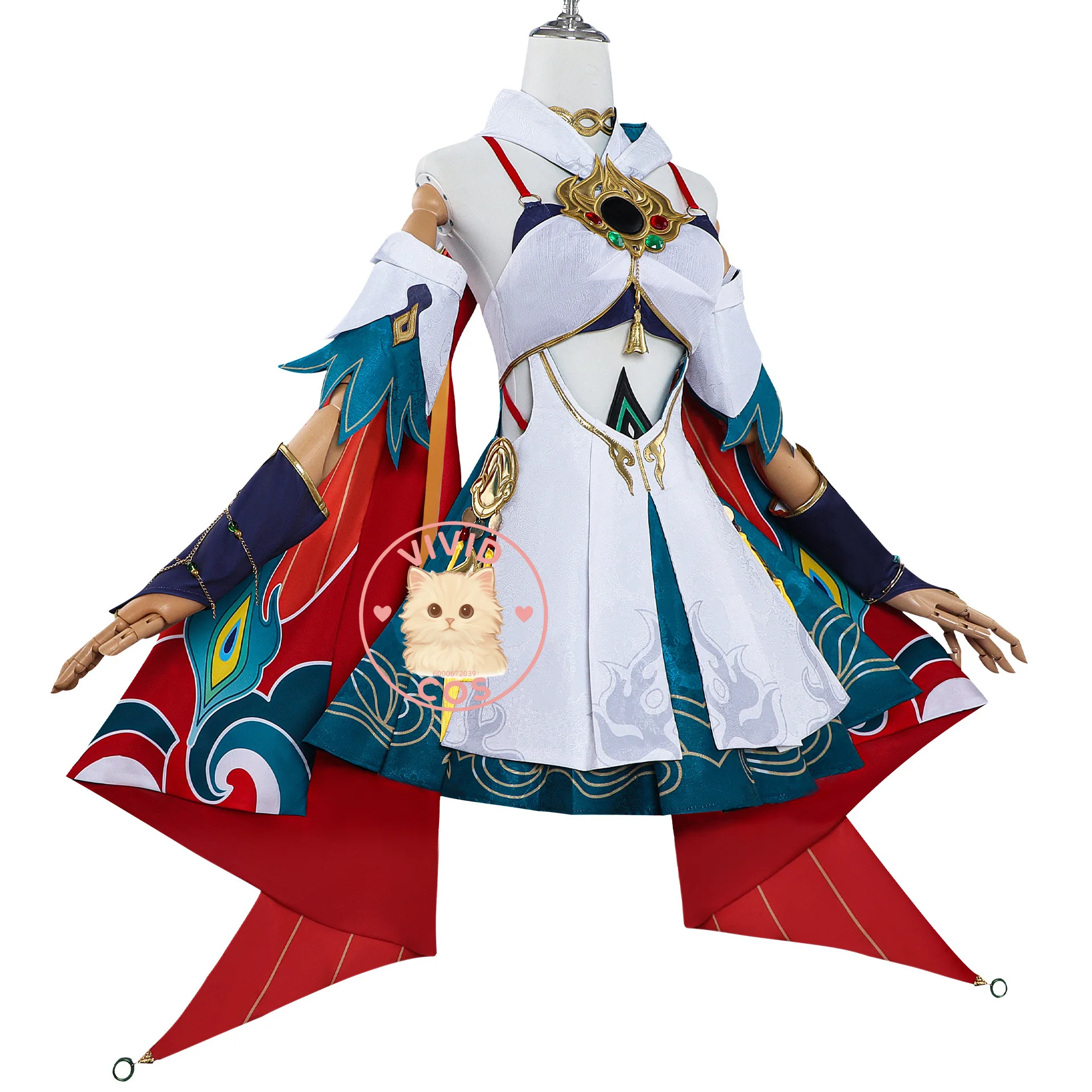 Honkai: Star Rail Yun Li Flame Wheel Восемь листьев Косплей Костюм в стиле аниме Двумерный наряд персонажа Костюмы для выступлений